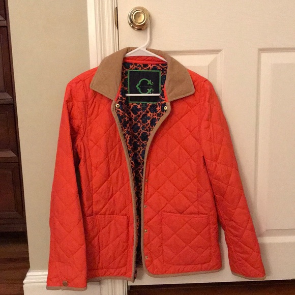 C Wonder Jackets Coats Orange Quilted Barn Jacket Poshmark